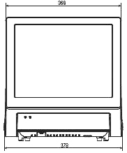 タッチパネル情報端末 TCH-3150：正面