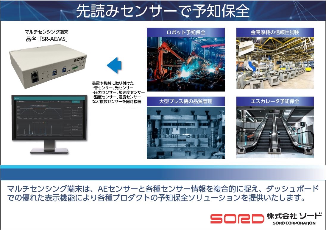 先読みセンサーで予知保全パネル